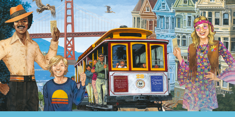 Les Aventuriers Du Rail - Avventurieri Ferroviari: San Francisco - Gioco Da Tavolo Di Strategia, 2-6 Giocatori, Da 6 Anni, Durata 20 Minuti